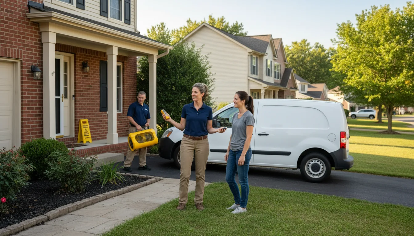 Water restoration image for Dehumidification And Cleanup Services in Greenwich, UT